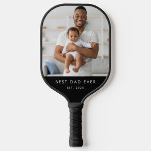 Benutzerdefiniertes Foto Bester Vater Aller Zeiten Pickleball Schläger