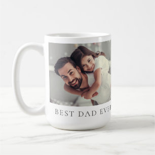 Benutzerdefiniertes Foto Bester Vater für alle Zei Kaffeetasse