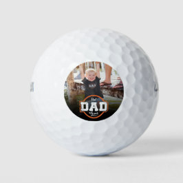 Benutzerdefiniertes Foto Bester Vater für Par Golfball