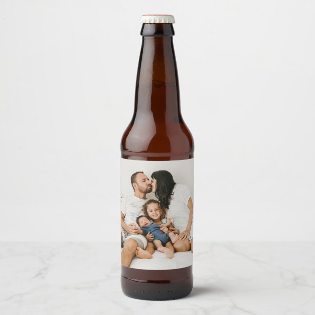 Benutzerdefiniertes Foto Bierflaschenetikett (Vorderseite)