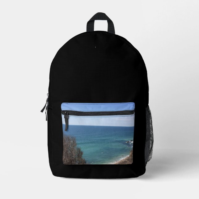 Benutzerdefiniertes Foto Bild personalisiert schwa Bedruckter Rucksack (Vorderseite)