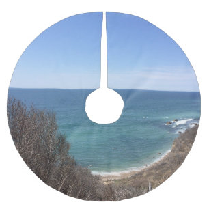 Benutzerdefiniertes Foto Bild Weihnachten Polyester Weihnachtsbaumdecke