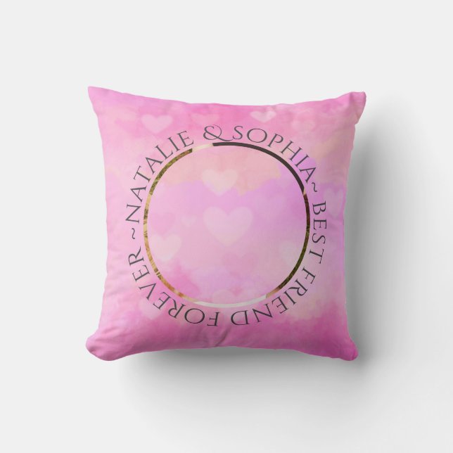 Benutzerdefiniertes Foto Der beste Freund Kissen (Vorderseite)