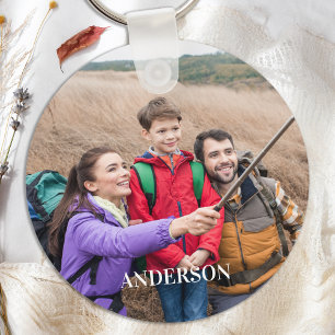 Benutzerdefiniertes Foto der Familie Personalisier Schlüsselanhänger