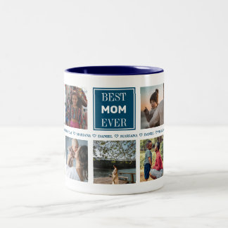 Benutzerdefiniertes Foto der Mutter Zweifarbige Tasse