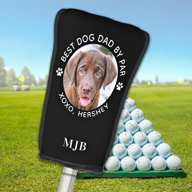 Benutzerdefiniertes Foto Dog Personalisiert Monogr Golf Headcover (Von Creator hochgeladen)