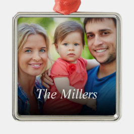 Benutzerdefiniertes Foto Eigene erstellen Ornament Aus Metall