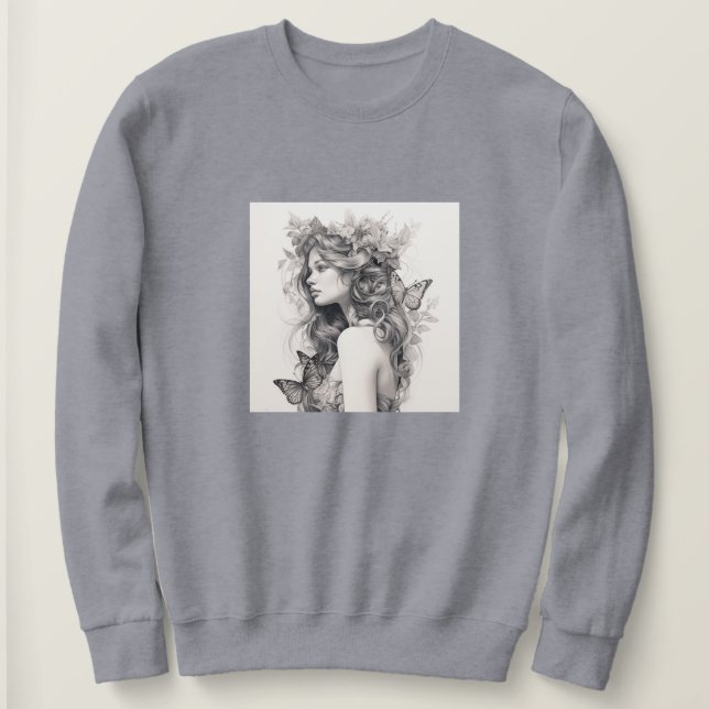Benutzerdefiniertes Foto (Eigenes Foto und/oder ei Sweatshirt (Design vorne)