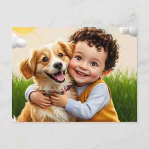 Benutzerdefiniertes Foto Einfaches Personalisierte Postkarte