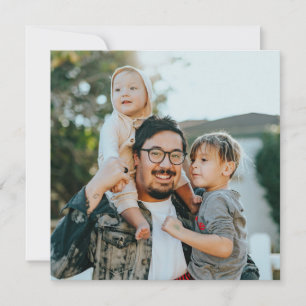 Benutzerdefiniertes Foto Einladung