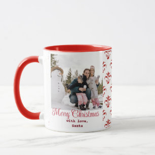 Benutzerdefiniertes Foto, elegantes Weihnachten  Tasse