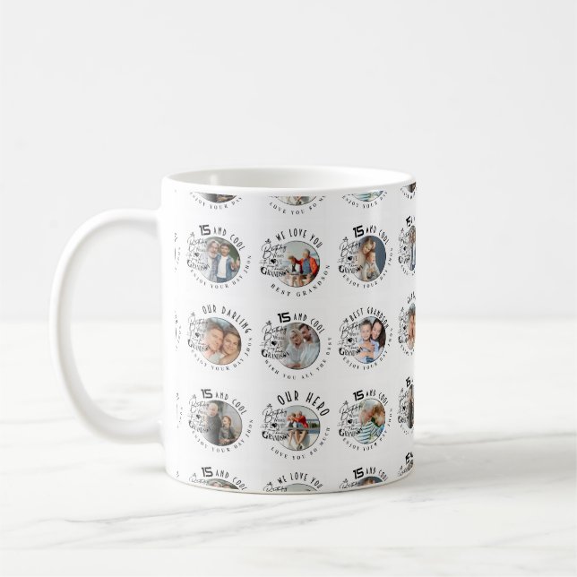 Benutzerdefiniertes Foto Enkel Geburtstag Kaffeetasse (Links)