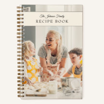 Benutzerdefiniertes Foto-Familienrezeptbuch