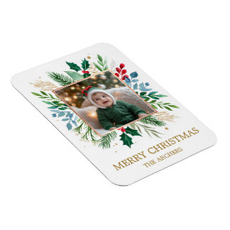 Benutzerdefiniertes Foto Frohe Weihnachten Wasserf Magnet