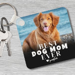 Benutzerdefiniertes Foto für die beste Mama von Ha Schlüsselanhänger<br><div class="desc">Custom Pet Best Hund Mama 2 Foto Schlüsselanhänger Keepake Geschenk für den Muttertag. Erstelle einen personalisierten Sake für die Hundemutter in deinem Leben mit diesem maßgeschneiderten, doppelseitigen "Best Dog Mama Ever" Foto Schlüsselanhänger! Dieser Schlüsselanhänger ist perfekt für Hundemütter, Papa oder Liebhaber von Haustieren geeignet und ermöglicht es Ihnen, Ihren wütenden...</div>