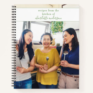 Benutzerdefiniertes Foto für die Familie Einfach K Notizbuch