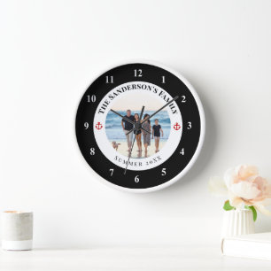 Benutzerdefiniertes Foto für die Familie in der An Uhr