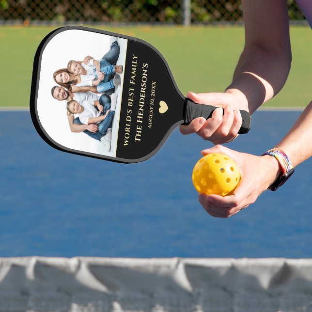 Benutzerdefiniertes Foto für die Familie Pickleball Schläger (InSitu)