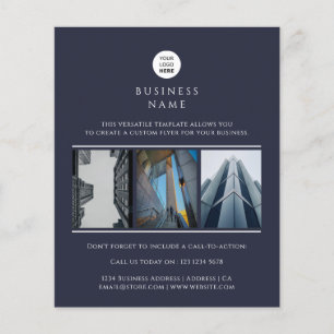 Benutzerdefiniertes Foto für Firmenlogos Minimalis Flyer