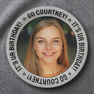 Benutzerdefiniertes Foto für Geburtstagsparteien u Pappteller