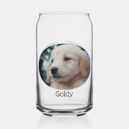 Benutzerdefiniertes Foto für Haustiere, Vorder- un Dosenglas