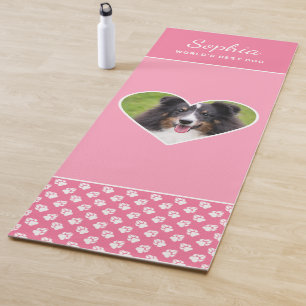 Benutzerdefiniertes Foto für Herz-Form-Pet auf Ros Yogamatte