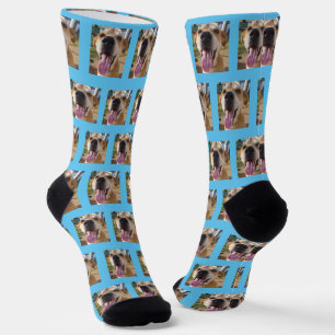 Benutzerdefiniertes Foto für Hunde-Gesichtspflege Socken