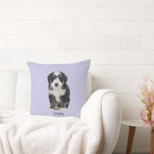 Benutzerdefiniertes Foto für Hunde - Misty Lilac m Kissen