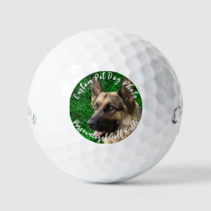 Benutzerdefiniertes Foto für Hunde Personalisiert Golfball