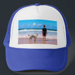 Benutzerdefiniertes Foto für Ihr eigenes Design -  Truckerkappe<br><div class="desc">Benutzerdefiniertes Foto Gestalten Sie Ihr eigenes Design - I Liebe Mein Haustier - Personalisierte Familie / Freunde / Haustiere oder Persönliches Geschenk - Fügen Sie Ihr Foto / Text / Name - Neu vergrössern und verschieben oder entfernen und fügen Sie Elemente / Text mit Anpassungstool! Sie können dieses Design auf...</div>