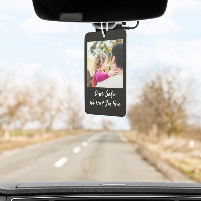 benutzerdefiniertes Foto für Menschen Personalisie Autolufterfrischer (photo car air fresheners family create your own cute modern funny pretty photography picture dad )
