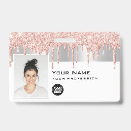 Benutzerdefiniertes Foto für Mitarbeiter, Bar Code Ausweis