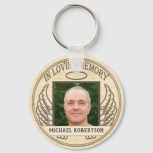 Benutzerdefiniertes Foto-Gedächtniswochenbild Schlüsselanhänger