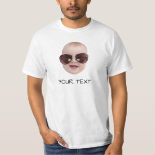 Benutzerdefiniertes Foto-Gesicht Geburtstag oder J T-Shirt