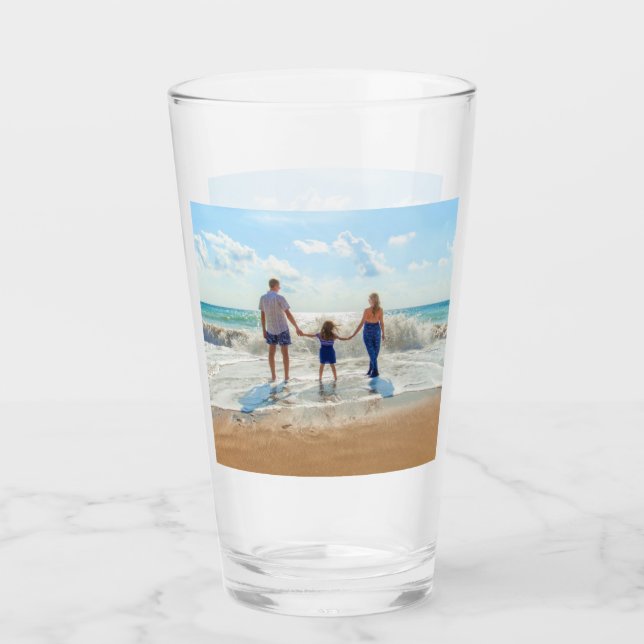 Benutzerdefiniertes Foto-Glasgeschenk mit Ihren Fo Glas (Vorderseite)