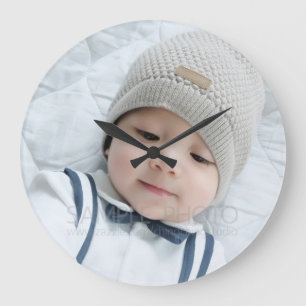 Benutzerdefiniertes Foto Große Wanduhr