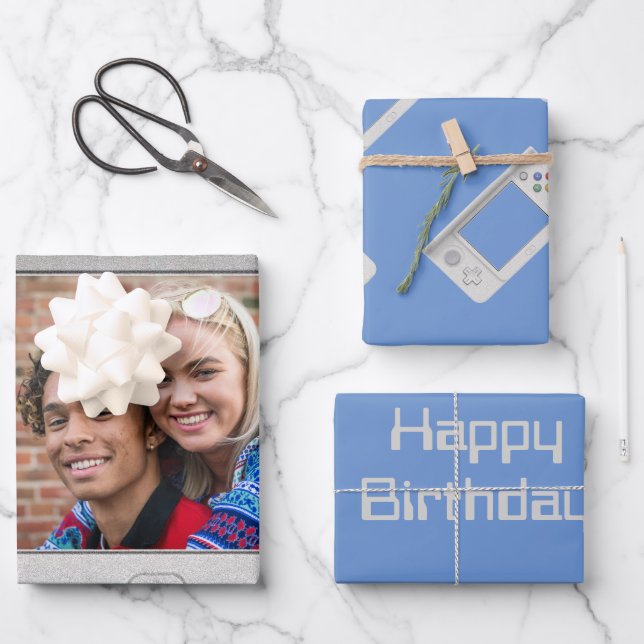 Benutzerdefiniertes Foto Handheld-Gerät für elektr Geschenkpapier Set (Vorderseite)