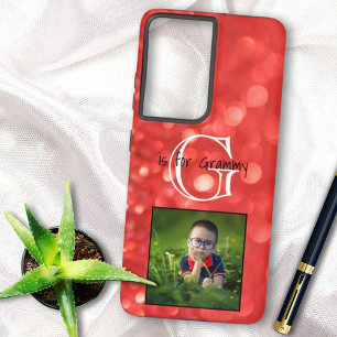 Benutzerdefiniertes Foto Hinzufügen eines Monogram Samsung Galaxy Hülle
