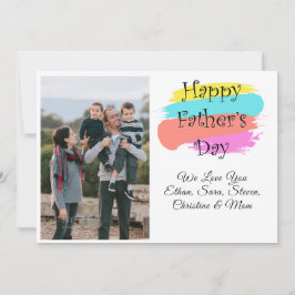 Benutzerdefiniertes Foto Hinzufügen von Namen Pain Dankeskarte