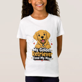 Benutzerdefiniertes Foto Hund Golden Retriever Hat T-Shirt