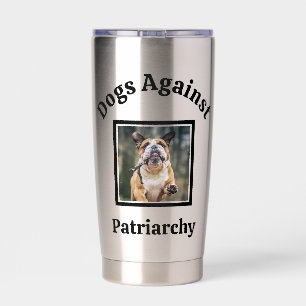 Benutzerdefiniertes Foto Hundemama Politische Kaff Thermobecher