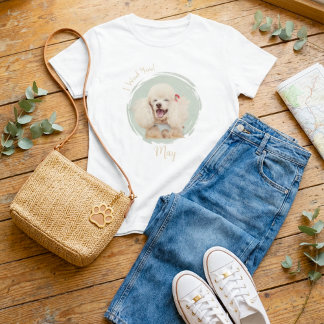Benutzerdefiniertes Foto Hundename Hundemama Ich W T-Shirt