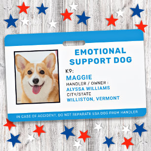 Benutzerdefiniertes Foto-ID des Hundes für emotion Ausweis