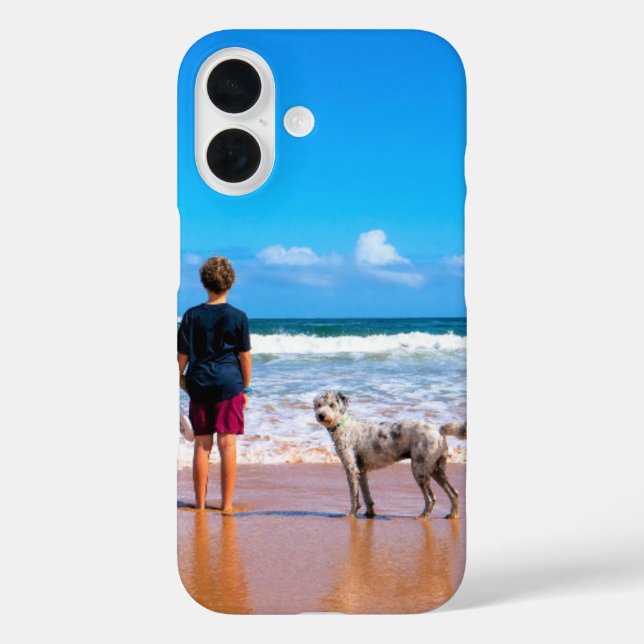Benutzerdefiniertes Foto iPhone Case Geschenk mit  (Rückseite)