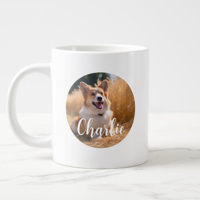 Benutzerdefiniertes Foto Jumbo-Tasse (Links)