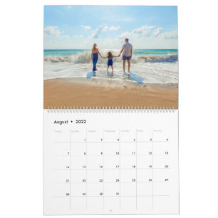 Benutzerdefiniertes Foto-Kalendergeschenk mit Text Kalender