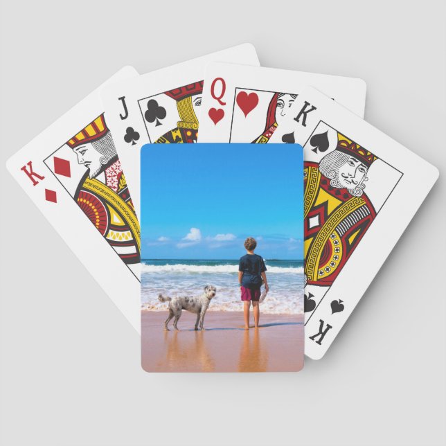 Benutzerdefiniertes Foto Kartenspielen für Ihr eig Spielkarten (Rückseite)