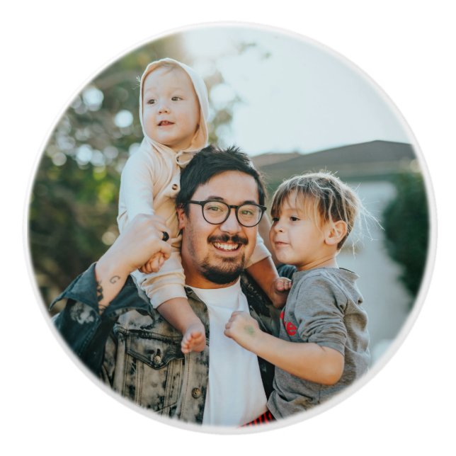 Benutzerdefiniertes Foto Keramikknauf (Vorderseite)