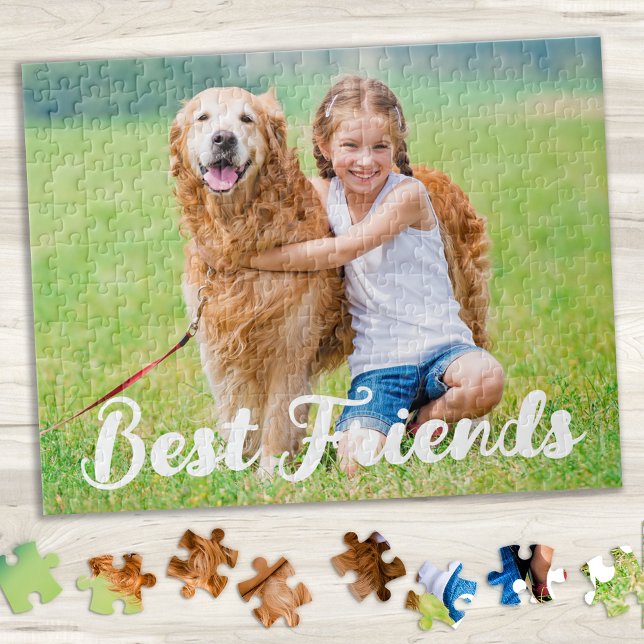 Benutzerdefiniertes Foto Kinder Hunde Beste Freund Puzzle (Von Creator hochgeladen)