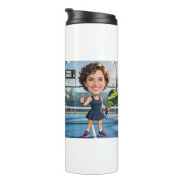 Benutzerdefiniertes Foto Kopf Padel/Pickleball Spi Thermosbecher